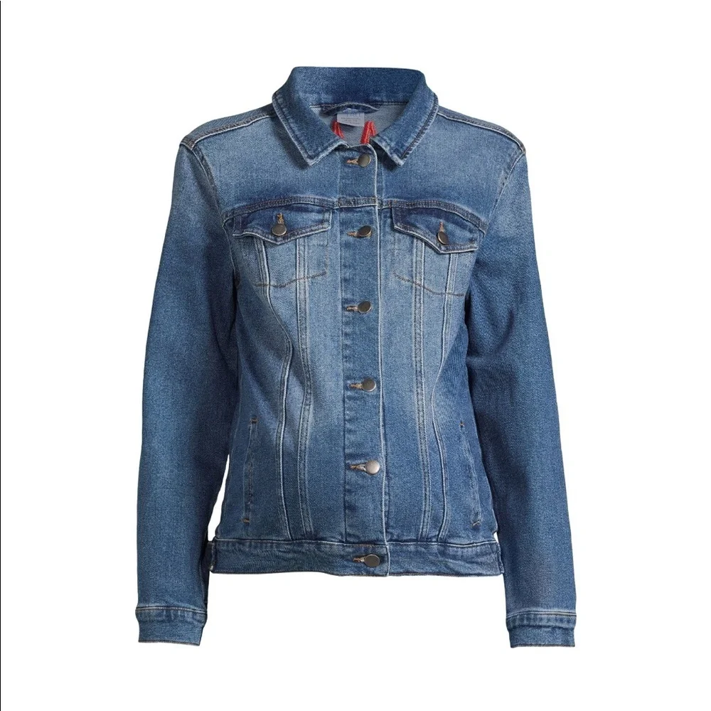 Women's Maternity Trucker Jacket - Picture 5 of 6